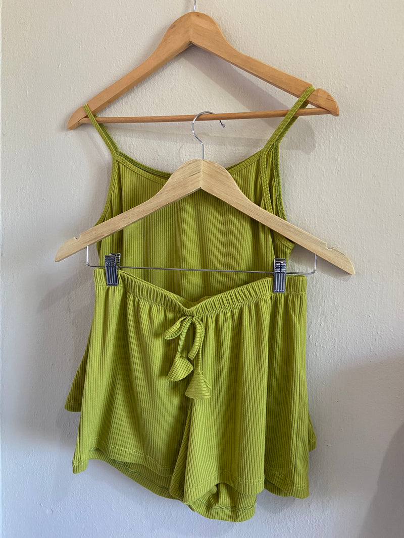 Conjunto Canelado Verde Plus Sise -