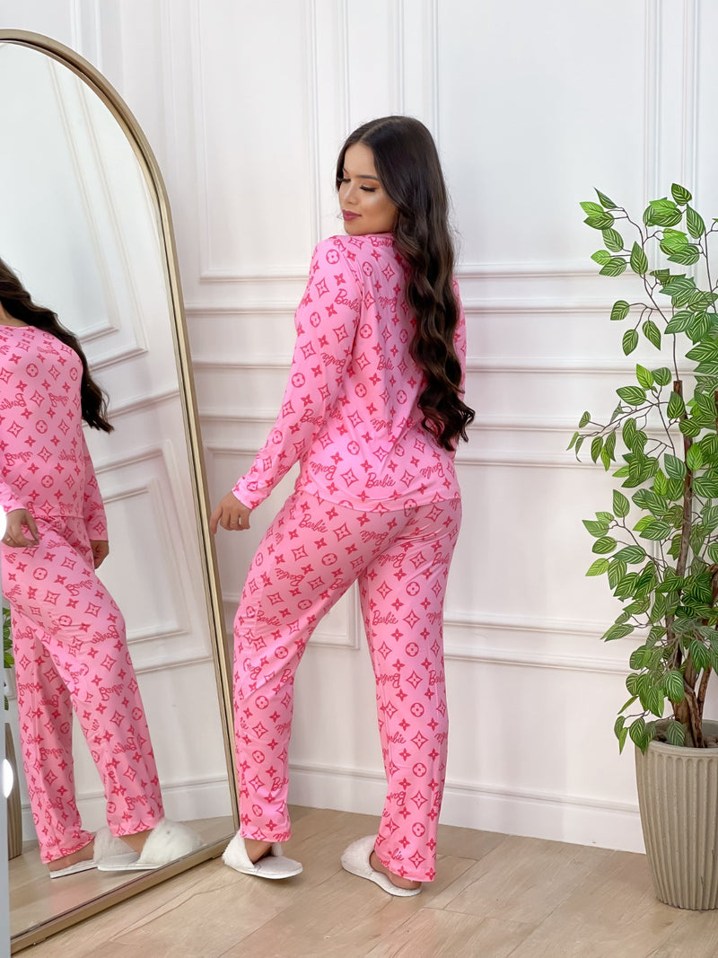 Pijama Barbie Longo