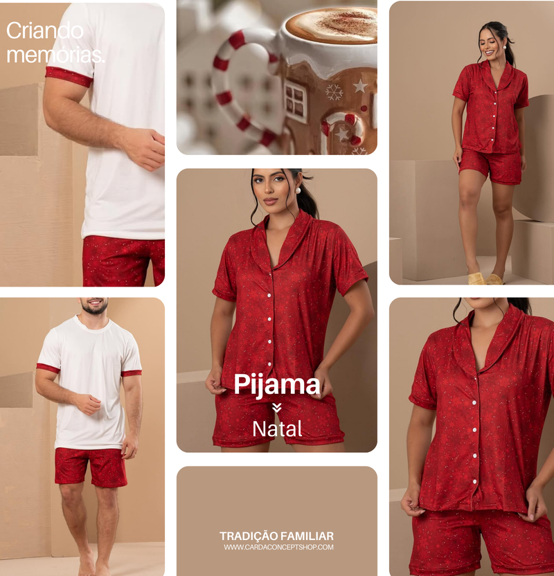 Pijama Natal Casal